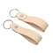 10 Pack Natural Leather Keychains Kit-Leather Craft Projects-DIY Leather Key Fobs for Stamping, Tooling, Engraving